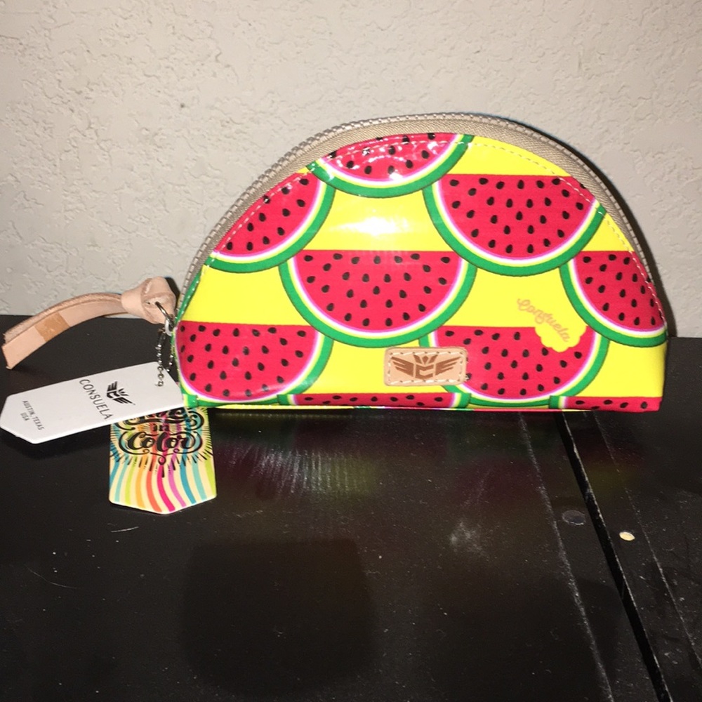 Consuela Medium Dome Cosmetic Bag -Watermelon